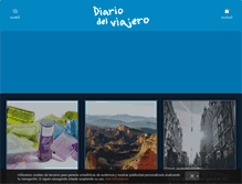 Tablet Screenshot of diariodelviajero.com